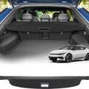 Powerty Cargo Cover for Kia EV6 2022-2025 2026 Trunk Cover Retractable Trunk Shielding Shade EV6 Accessories Cargo Luggage Cover Black