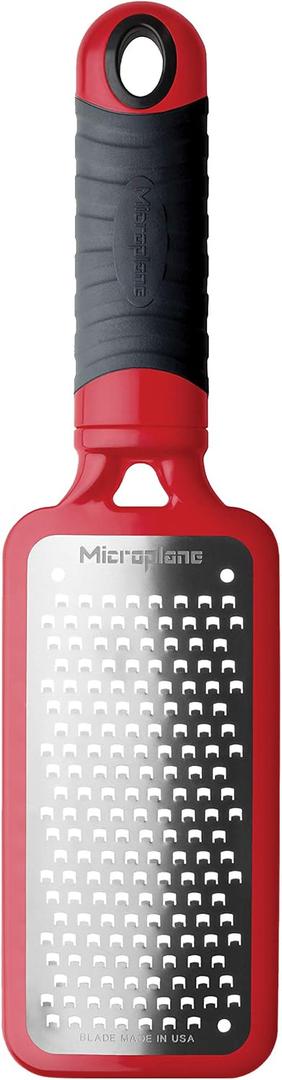 Microplane Home Series Hand Held Cheese Grater (Coarse, Red)