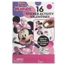 Disney Junior MINNIE 16 sticker Activity Valentines Free Shipping