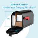 Architectural Mailboxes 7600B-10 MB1 Mailbox, Medium, Black
