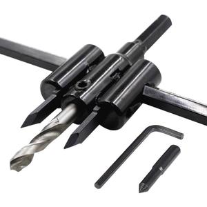 Luomorgo 1 3/16" to 12" Adjustable Hole Saw Circle Cutter Drill Bit Tool Saw Round Cutting for Drywall Wood