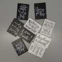 Yulejo 9 Pcs Mini Inspirational Wooden Signs Office Desk Decor Valentines Day Gifts Positive Motivational Quotes Table Decor Bathroom Shelf Cheer up