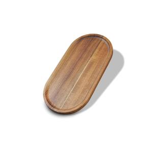 1 pcs Acacia Wood Tray 11.8×6 inch Boards Rustic Wooden Serving Trays Oval Platters Charcuterie for Party,Breakfast, Coffee Table, Home Decorative, Food Small Trays