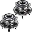 PAROD 2PCS 513158 Front Wheel Hub & Bearing Assembly Fit for 1999-2001 Jeep Cherokee, 2000-2006 TJ, 1999-2006 Wrangle,Passenger and Drive Side