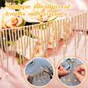 Rhinestone Fringe Belt Beaded Ribbon Diamond Tassel Chain for Jeans Clothing Accessories DIY Decoration