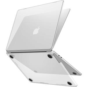 ProCase Hard Shell Case for MacBook Air 13 inch 2026 2025 2024 2023 2022, M5 A3449, M4 A3240, M3 A3113, M2 A2681, Laptop Cover for MacBook Air 13.6", Clear