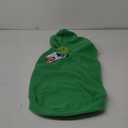 EXPAWLORER Dog Hoodie Fleece Sweater Vest, Hooded Dog Sweatshirt Fall Winter Pet Clothes with Leash Hole, Sleeveless Warm Cozy Puppy Clothing for Cat Small Medium Large Dogs Girl Boy, Green Large