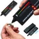 Diamond Tester,High Accuracy Jewelry Diamond Tester Professional Diamond Tester Pen Jeweler Tool for Novice and Expert - Diamond Selector II 9V Battery Included(Black Diamond Testers)