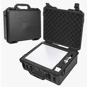 Starlink Mini Waterproof Hard Case-Travel Portable Storage Case fits Starlink Mini Dish Kit Perfectly Protection for Kickstand,Pipe Adapter,Cables,Power Supply&More,Durable Foam-Dual Layer Shock