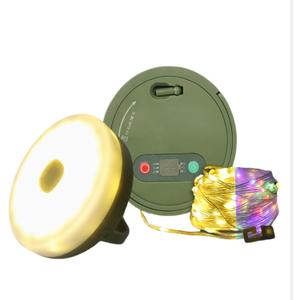 Led Outdoor Camping Light Rechargeable Ultra Thin Type-c Portable Camping Outdoor Tent Light Shrink Light