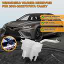 Windshield Washer Reservoir Tank Compatible with 2018-2022 Toyota Camry Accessories with Pump, Cap & Filler Neck, Replaces TO1288239, 85315-06230