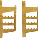 Archery Wall-Mounted Bow Rack and Arrow Holder  Bow Wall Mount Storage for Recurve Bow Traditional Longbow - Arrows Display Hanger Brackets for Wall in HomeOak Material