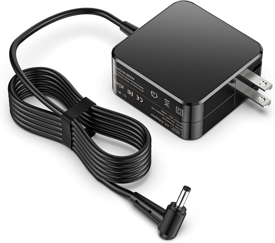 65W 20V AC Laptop Charger Compatible with Lenovo IdeaPad 1 3 Flex 5 14 15 S340 S145 100s 110 310 320 330 330s 510 510s Lenovo Yoga 310 510 330 530 710 Power Adapter Supply