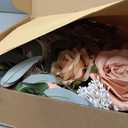 Faux Flower Swag Set of 2 for Wedding Welcome Signs Floral Swag Wedding Reception Ceremony Signs Decor (Terracotta)