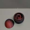 3D Printed Snake Eggs with Snake Inside,3D Printed Snake,3D Printed Animals,23.22 Inch Crystal Snake Fidget Toys,Articulated 3D Snake with 3D Snake Eggs Black Red