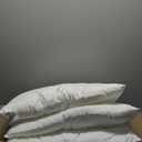 Pillows Queen Size Set of 4 Hotel Collection Bed Pillow for Sleeping Queen Pillows 4 Pack for Back, Stomach or Side Sleepers Soft and Supportive Washable Pillow for Bedroom (White)