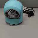 Vornado Flippi V6 Compact Air Circulator Fan, Quiet Portable Travel Fan for Desk or Bedroom, Adjustable Head, 2 Speeds, Bliss Blue