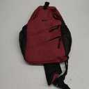 Crossbody Bags for Women Men Trendy Sling Bag Backpack Casual Chest Bag with Convertible Shoulder Strap (Medium, Red)