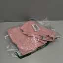 Sidefeel Women's Capri Jeans High Waisted Stretchy Wide Leg Denim Pants Size 10 Pink