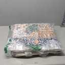 Lahome Boho Washable Living Room Rug 3x5 Throw Non-Slip Area Rug for Bedroom Lightweight Thin Rugs for Entryway Kitchen Vintage Distressed Print Aesthetic Capet for Office Bathroom Laundry Room (3 X 5, Blue/Orange)