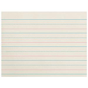 PACZP2610 Zaner-Bloser Dotted Midline Newsprint Paper, 10.5" x 8", White, 500 Sheets : Arts, Crafts & Sewing