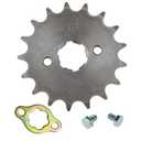 HIAORS 428 17T 17mm Motorcycle Front Engine Sprocket for 50cc 70cc 110cc 125cc 140cc 160cc TaoTao Roketa Coolster Sunl Lifan Chinese ATV Quad Dirt Bike
