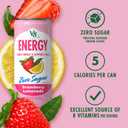 V8 Energy Zero Sugar Strawberry Lemonade, 8 fl. oz. Can (24 Pack)