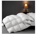 Rwlvpe Hungarian White Goose Down Comforter King Size, 850 Fill Power All Season Duvet Insert 75% Goose Down 25% Goose Feather, 600TC Ultra-Soft 100% Cotton Shell Comfortable (106"x90", White)