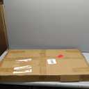 Funecy Oval Coffee Table Low Table with 4 Solid Wood Sturdy Legs, Floor Table Desk for Sitting on The Floor, Storage and Living Room Furniture (Black)