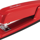 Swingline Stapler, 30 Sheet Capacity, 747 Classic Stapler, Jam Free, Metal, Red