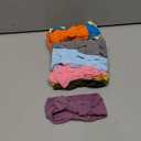 Jesries 22 PCS Baby Headbands Soft Nylon Hairbands with Bows Girls Hair Accessories for Newborn Infant Toddler Kids Handmade (Brown)