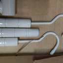 Simple Houseware Adjustable Closet Hanging Rod, White