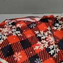 Christmas Tree Skirt 48inches Xmas Christmas Party Tree Skirt Decorations Red White Snowflake Buffalo Plaid Style Winter Holiday Tree Skirt for Home Indoor