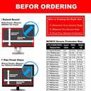 2 Pack 23 inch Anti Glare Matte Computer Screen Protector for 16:9 Monitor,Computer Screen Cover Compatible 23" Sceptre/Acer/ASUS/Dell/LG/AOC/KOORUI/SAMSUNG/HP Desktop Anti fingerprint Anti scratch
