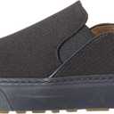 Amazon Essentials Womens Comfortable Slip on Sneaker (10, Black)