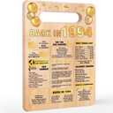 5 x 30th Birthday Gifts for Women Men,30 Year old Birthday Present, Back In 1994 Cutting Board,30th Birthday Decorations,Best Gifts 30 Years Old women,30th Birthday Gifts for Women,Gold