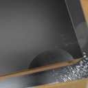 Ballucci Floating Shelves for Wall, 48" Wood Wall Shelf Set of 2, with Invisible Brackets for Bathroom, Living Room, Bedroom, Kitchen, Nursery, 8" Deep, Black