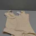 FeelinGirl Shapewear Bodysuits for Women Tummy Control Body Suits Deep V Neck Corset Body Shaper Tops (Medium, Beige)