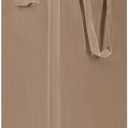 efluky Slim Laundry Basket, Narrow Laundry Hamper with Handles, Collapsible Dirty Clothes Hamper, Tall Laundry Bin for Laundry Room, Dorm and Bedroom, 19.8 Gallon (75L) Flax Brown