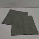 2 Set Pillow Cases, Army Green, 18 x 18 In