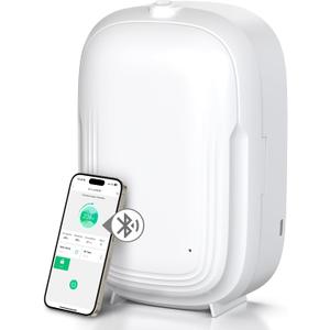 Waterless Essential Oil Diffuser for Home Hotel Collection Smart Scent Air Machine Up to 1000 sq.ft 150ml Aromatherapy Scent Diffuser for Large Room Luxury Aroma Diffuser - White