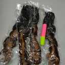 Leeven Pre Looped Curly Crochet Hair 14 Inch 8 Packs Boho French Curl Crochet Braids Black to Brown Short Goddess Box Braids Loose Wave Synthetic Hair Extensions for Women Girl