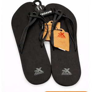 Zeroxposur Women's Flip-Flops, Outdoor Footwear, Liquorice, Size 11