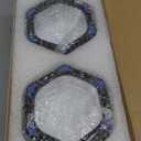 Led Camping Lantern Rechargeable, Camping Flashlight 1500LM, 8 Light Modes, Camping Lights 4800 Capacity, Portable Bright Flash Light for Emergencies, Power Outages, Hurricane, (Blue, 2 Pack)