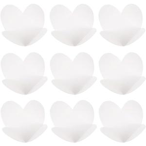 200pcs Kraft Chocolate Paper Candy Cups Cupcake Liners Muffin Paper Liner Baking Cups for Cake Balls Cupcake Wedding Birthday Shower Party Cafes White
