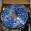 15.75 Ft Flex Track for Kids, Flexible Race Track Compatible with Hot Wheels and Diecast 1/64th Cars, Roll-Up Portable Race Car Ramp Track with Suction Cups & Track Anchors & 4 Race Cars, Blue