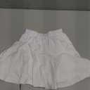 DREAM BUS Girl Pleated Skirts Built in Shorts Little Kid Tennis Skorts Toddler Girl Athletic Skorts Flowy Skirts (4-5T, White)