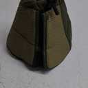 SUNFURA Dog Cone - Soft Cone for Dogs to Stop Licking, Pet E-Collar Alternative After Surgery, Adjustable Pet Recovery Collar for Wound Healing, Army Green Small