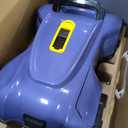 LanOcean Cordless Automatic Pool Cleaner Robot, Efficient Pool Vacuum Robot w/Self-Parking, 120Min Runtime, Auto Debris Removal, Ideal for Daily Maintenance of Flat Above Ground & Inground Pools-Blue