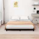 5 Inch Low Full Size Bed Frame Heavy Duty Metal Platform, No Box Spring Needed, Easy Assembly Mattress Foundation, No Noise, Black
